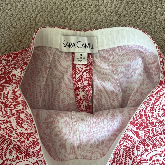 SARA CAMBELL Paisley, cigarette pants .M - Picture 3 of 7